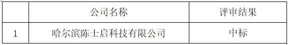 废旧物资回收及服务招标结果公示