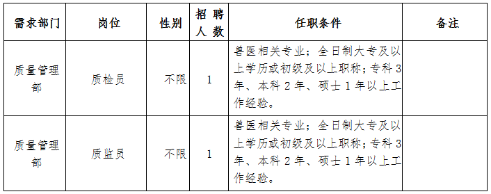 公司招聘信息