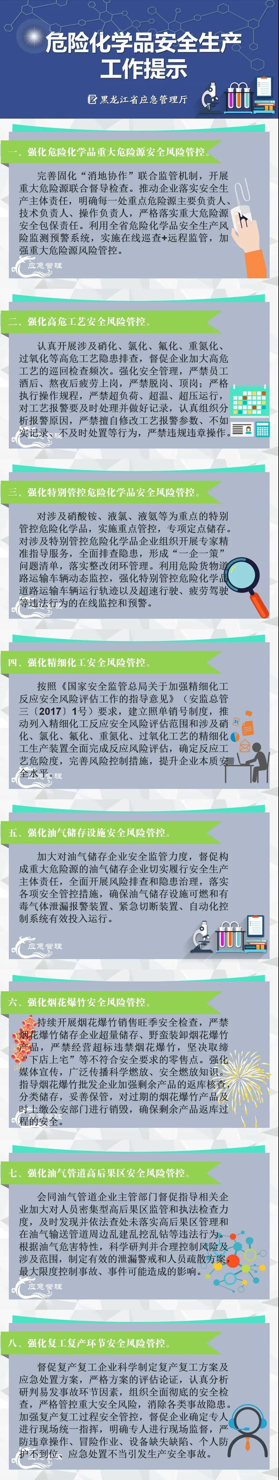 关于做好“两节”“两会”期间危险化学品安全生产工作的提示