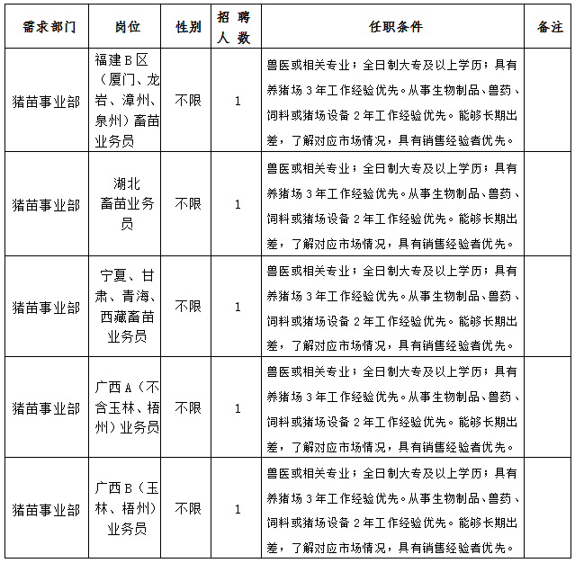 公司招聘信息